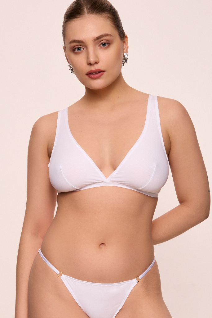 White Stella Bra